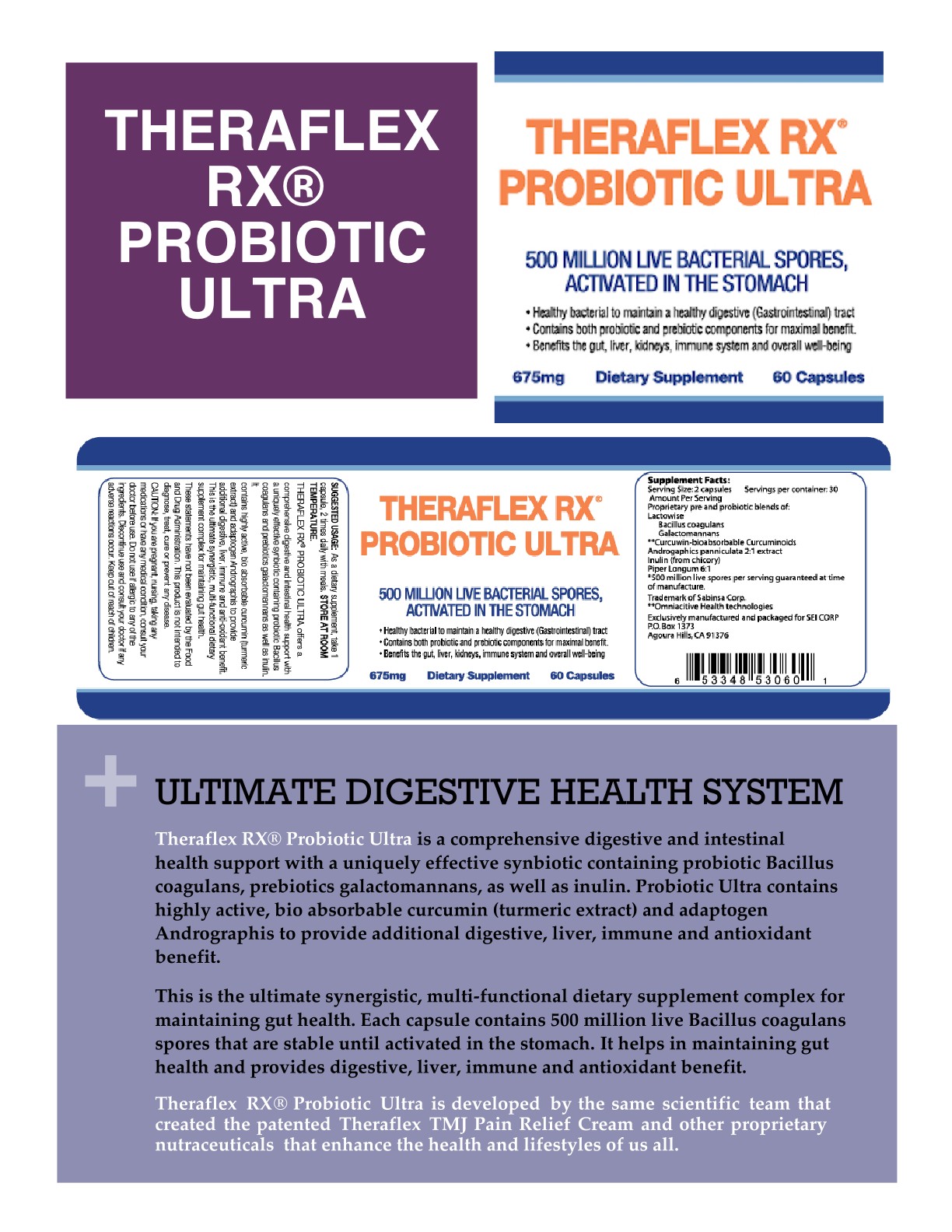 THERAFLEX RX PROBIOTIC ULTRA BROCHURE WITHOUT PICS_1